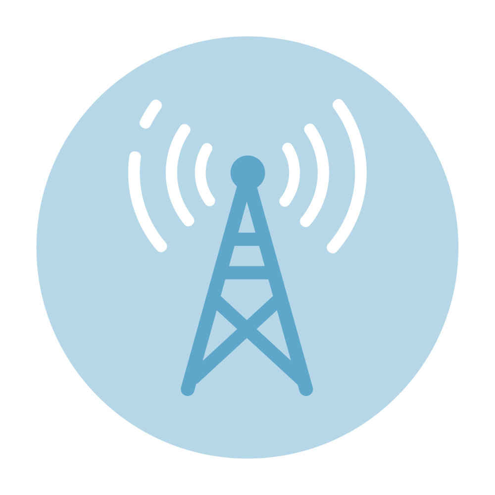 Icons Mobilfunk Rund