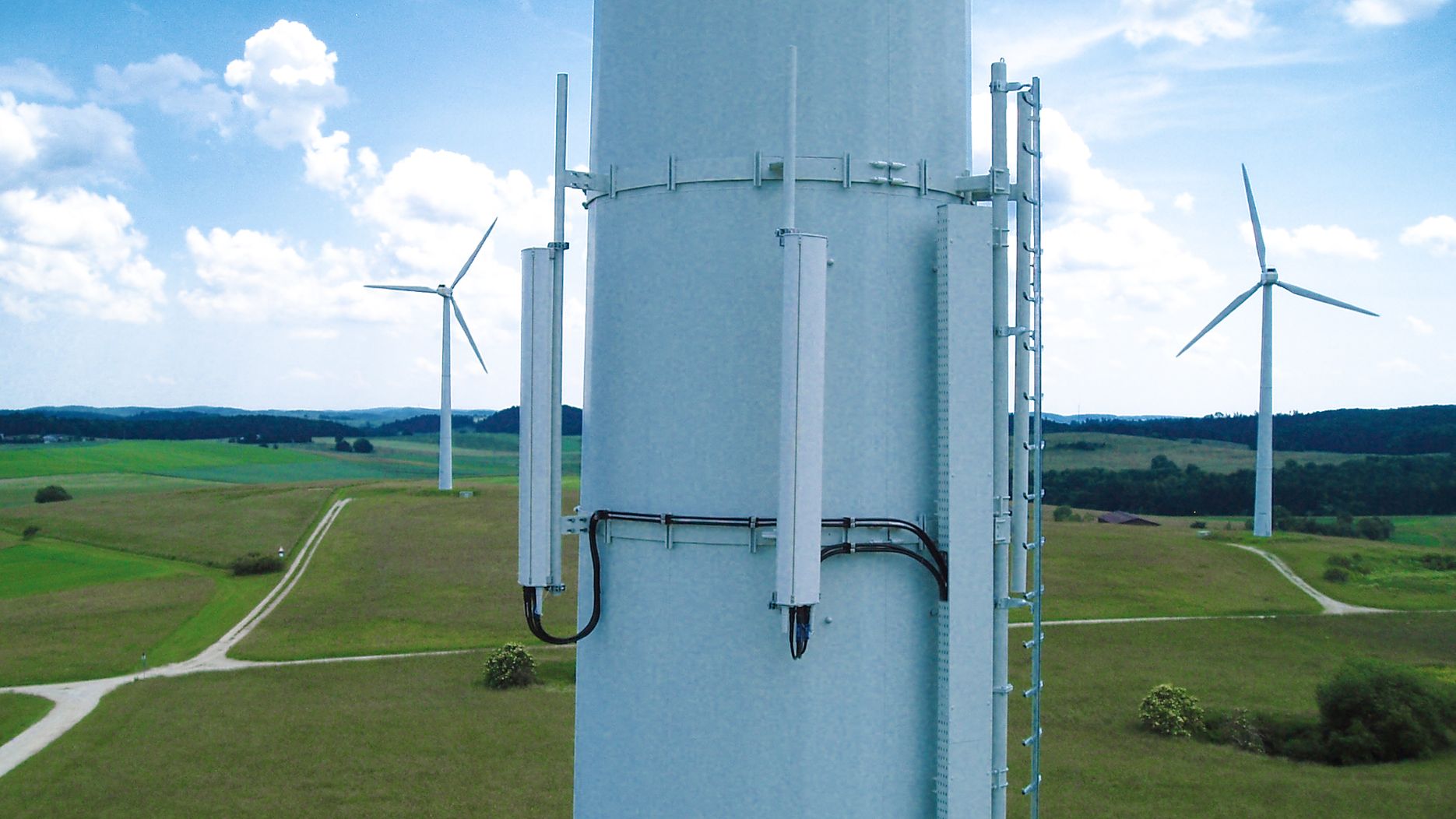 ABEL Antennenanlage an Windkraftanlage
