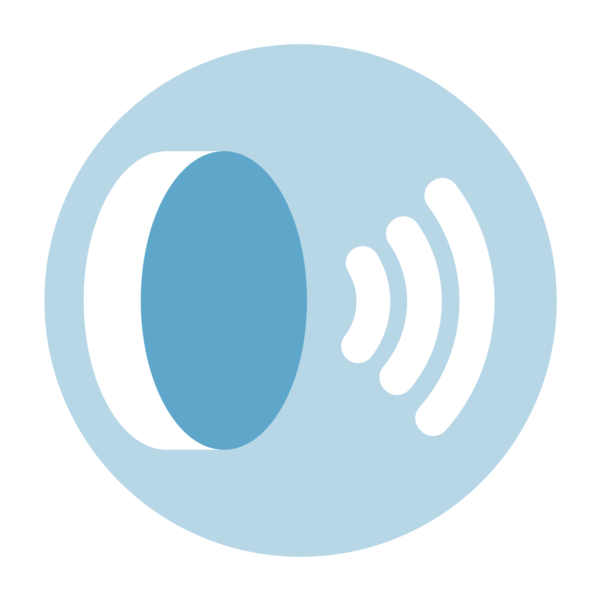 Icons Mobilfunk Richtfunk Rund